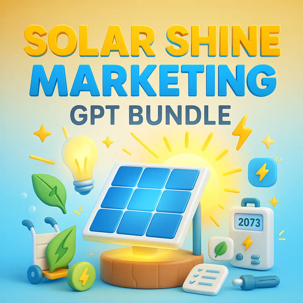 Solar Shine GPT Bundle for Solar Installers