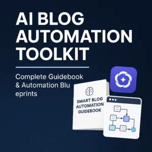 AI Blog Full Automation Toolkit – Complete Guidebook & Blueprints