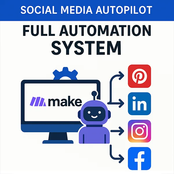 Done-for-You Social Media Automation Kit (Make.com + GPT + Guidebook) - Image 4